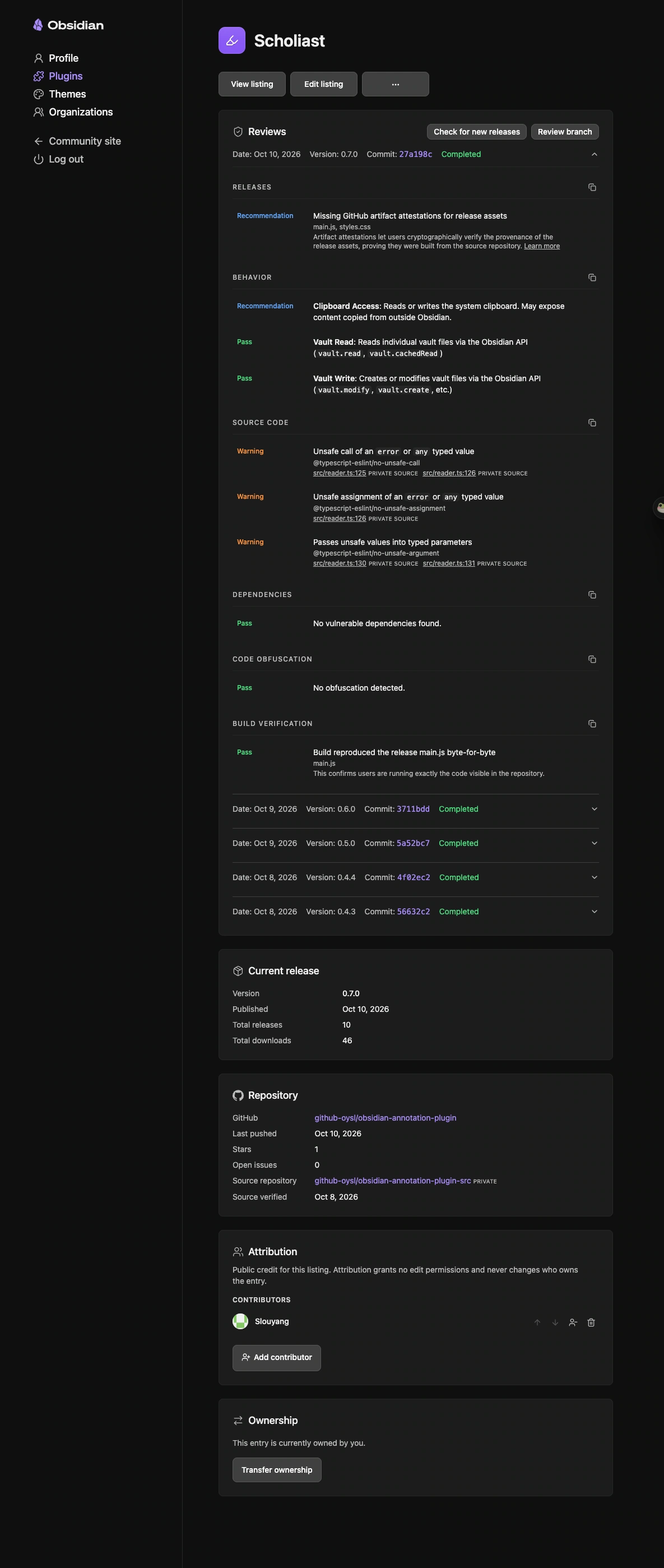 scholiast-community-review